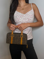 Fendi Tiger Print Wallet Clutch
