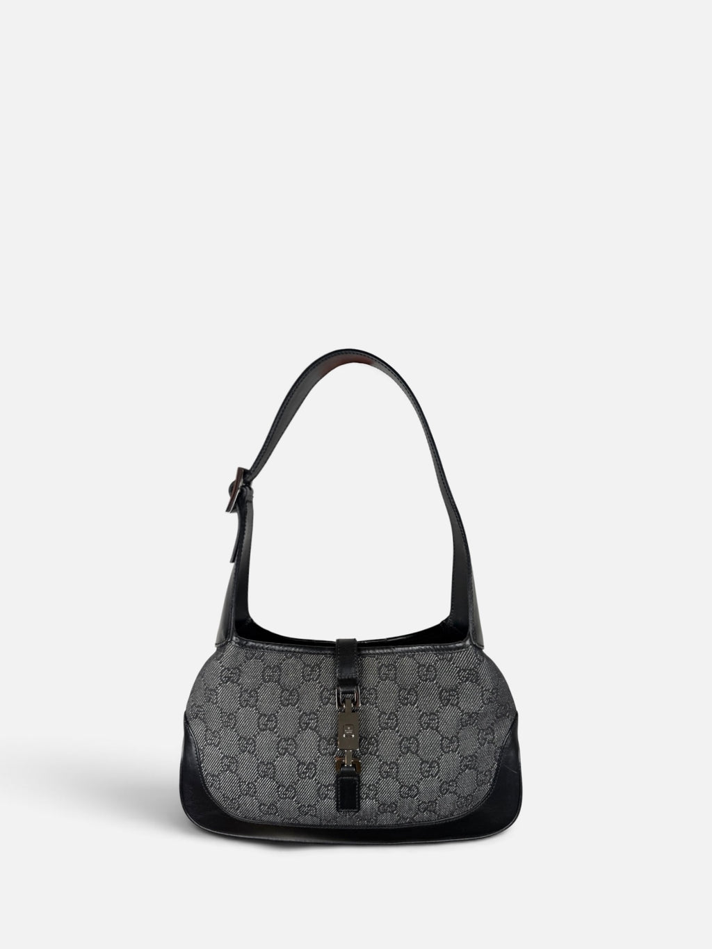 Gucci Small Denim Monogram Jackie Bag
