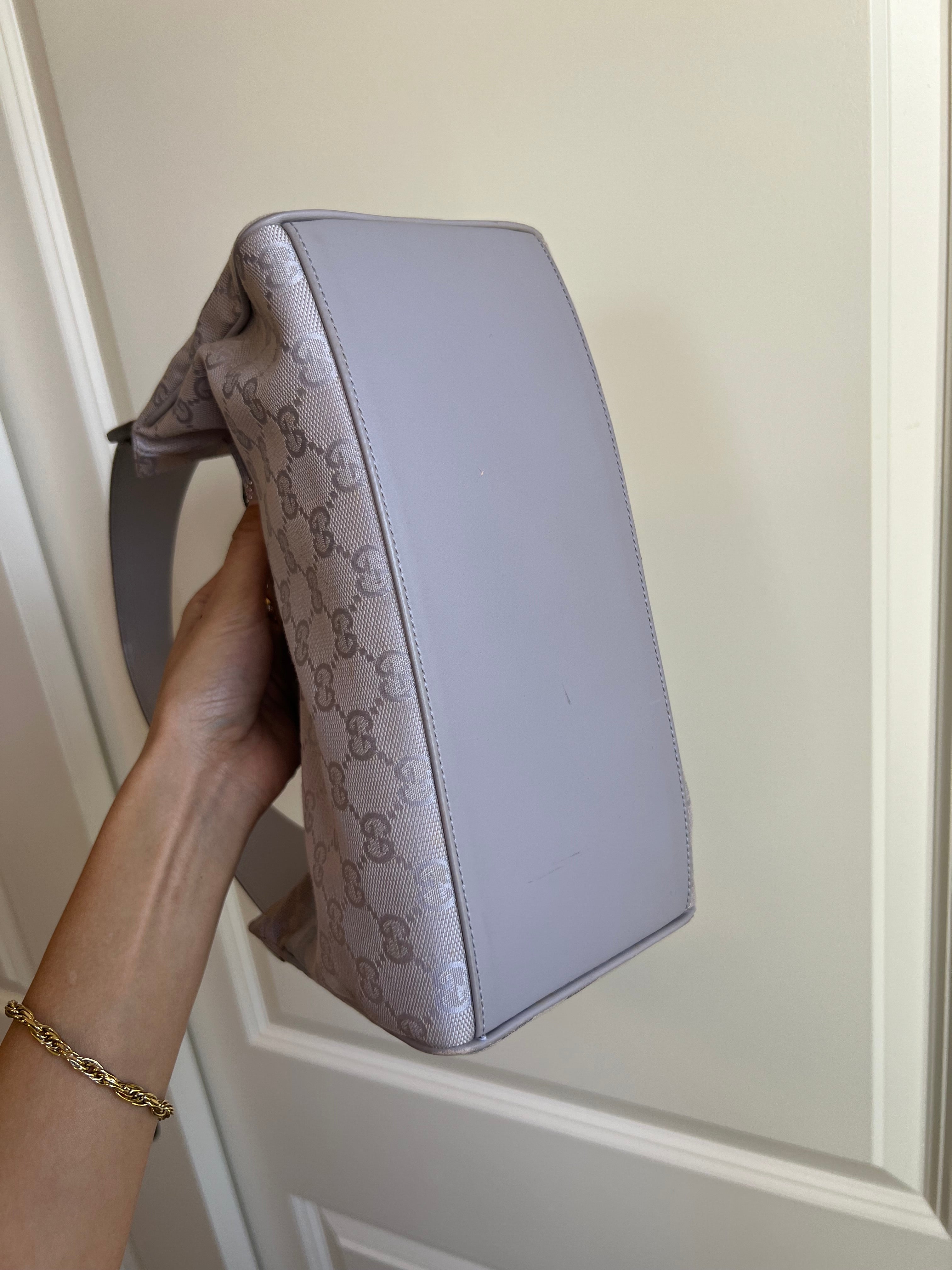 Gucci Lilac Monogram Shoulder Bag