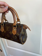 Louis Vuitton Mini Sac HL Speedy in Monogram
