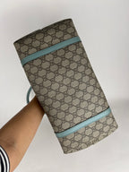 Gucci Monogram Tote bag with Leather Trim