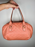 Gucci Guccissima Monogram Heart Charm Satchel