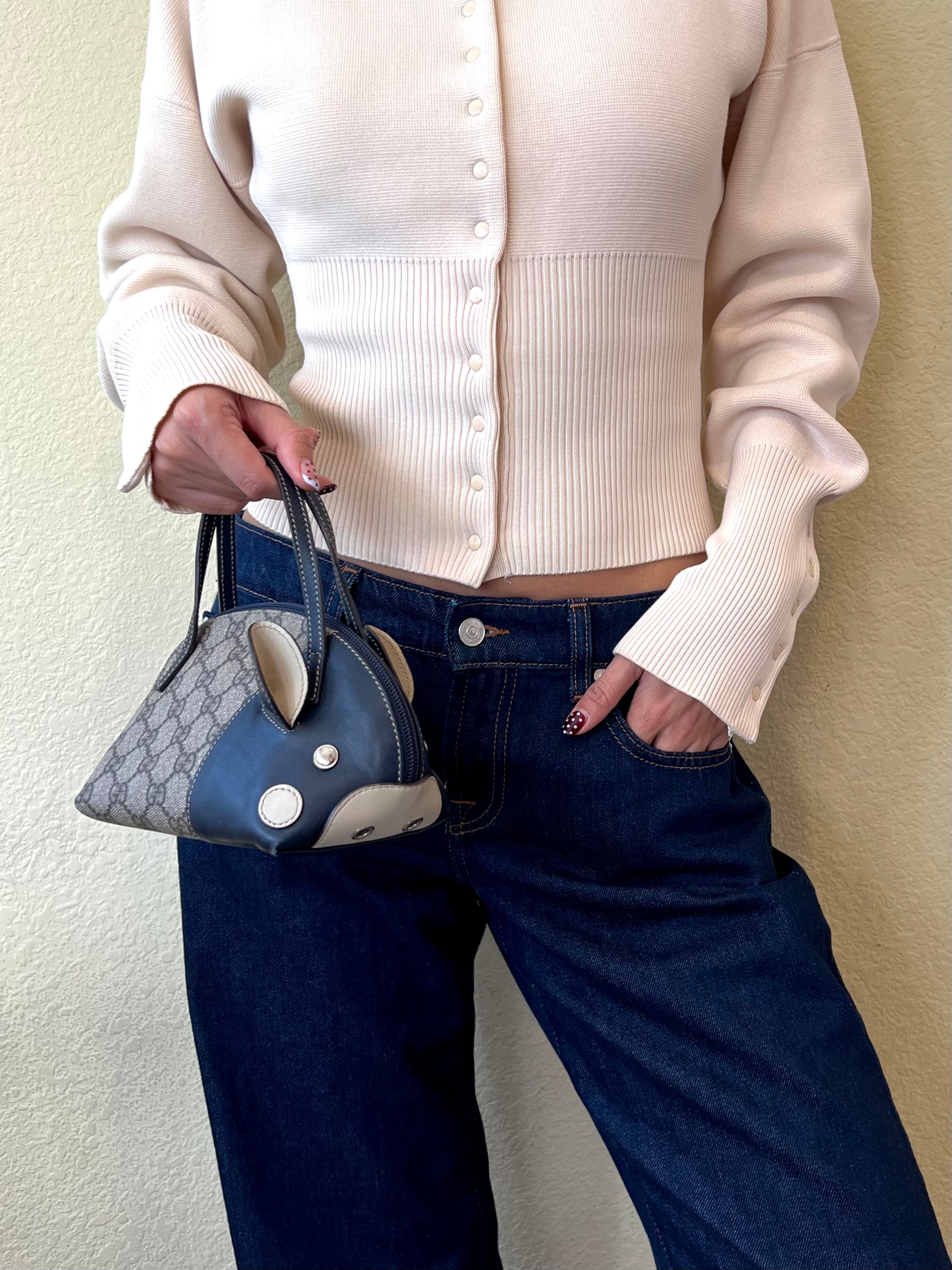 Gucci GG Supreme Monogram Pig Bag