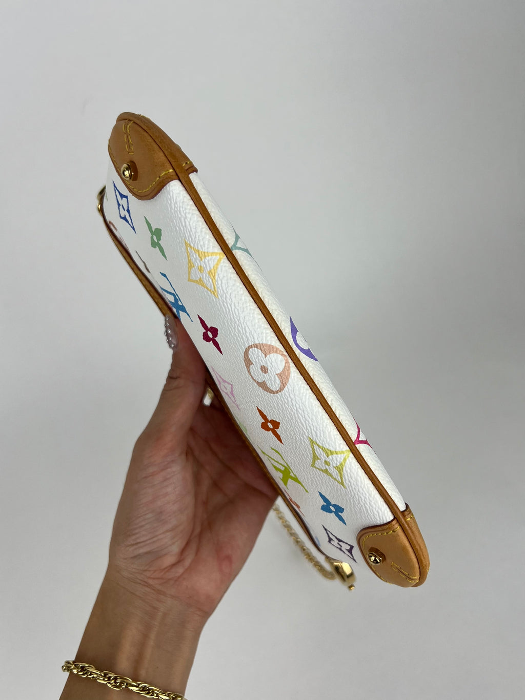 Louis Vuitton Milla MM Multicolore Chain Pochette