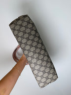 Gucci Monogram Pink Patent Tote Bag