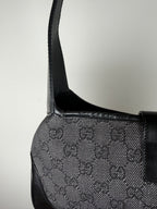 Gucci Small Denim Monogram Jackie Bag