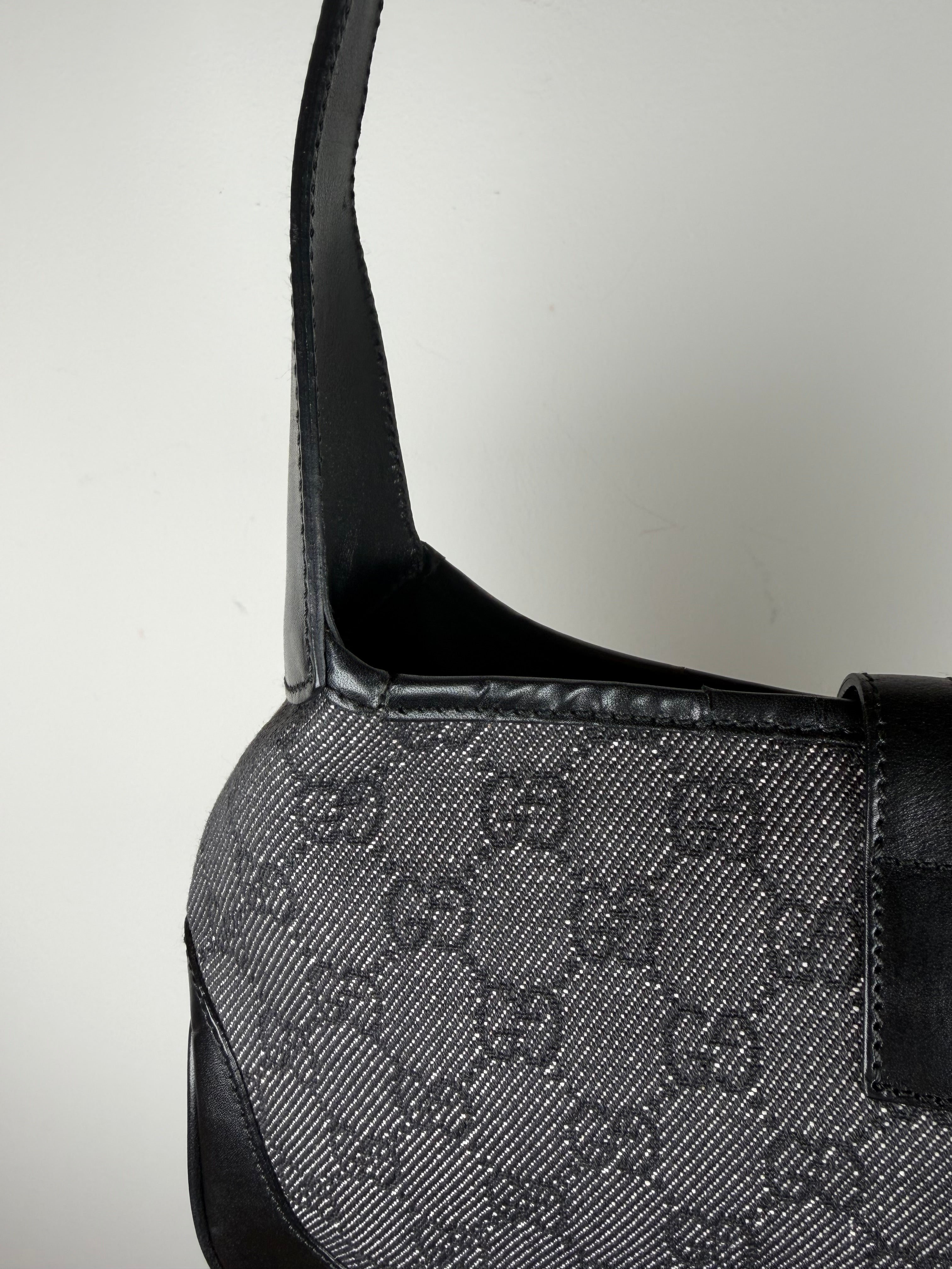 Gucci Small Denim Monogram Jackie Bag