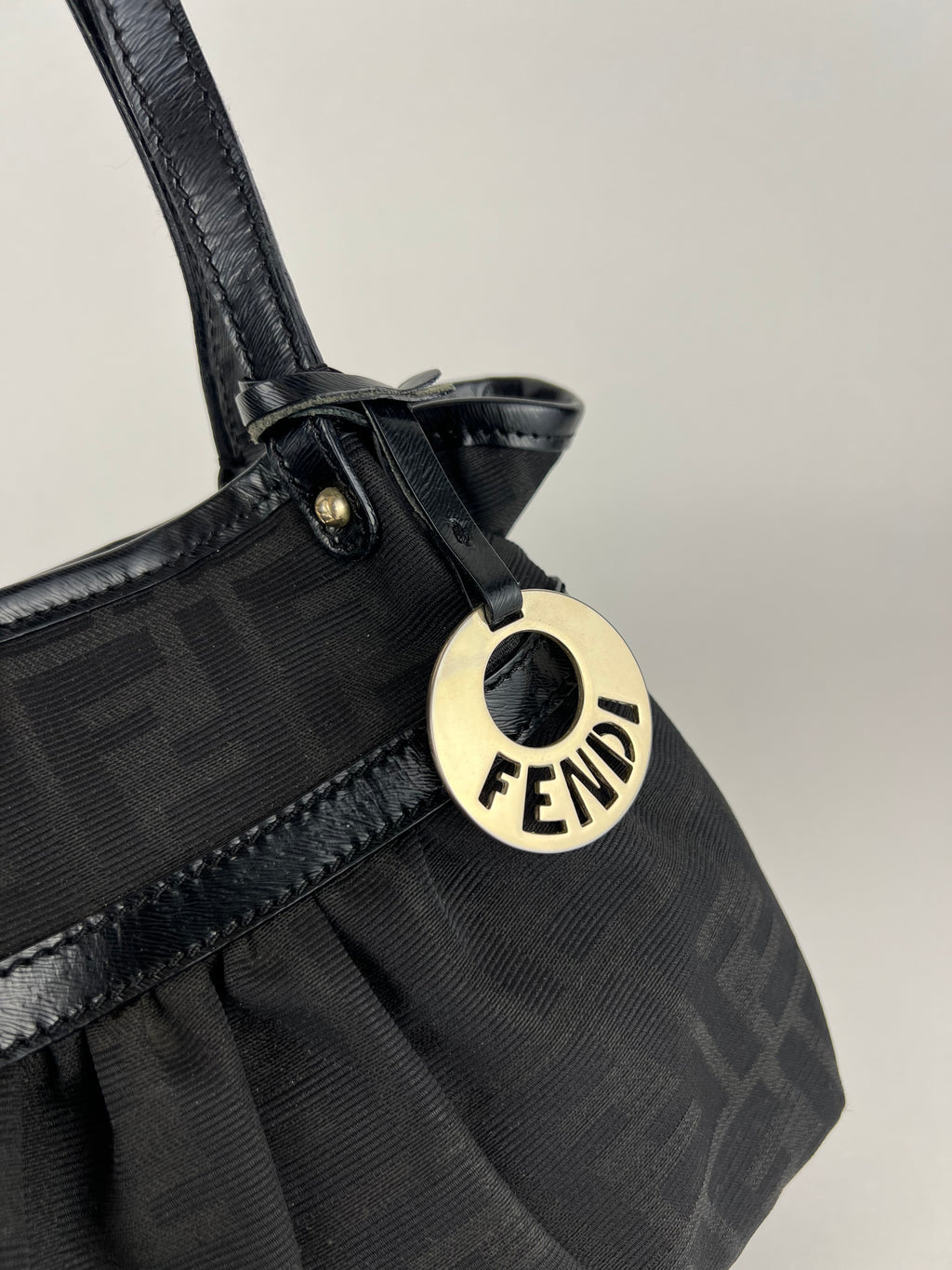 Fendi Zucca Mare Charm Tote Bag