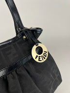 Fendi Zucca Mare Charm Tote Bag