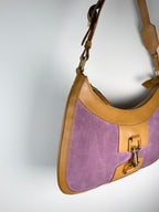 Gucci Suede and Leather Jackie Bag