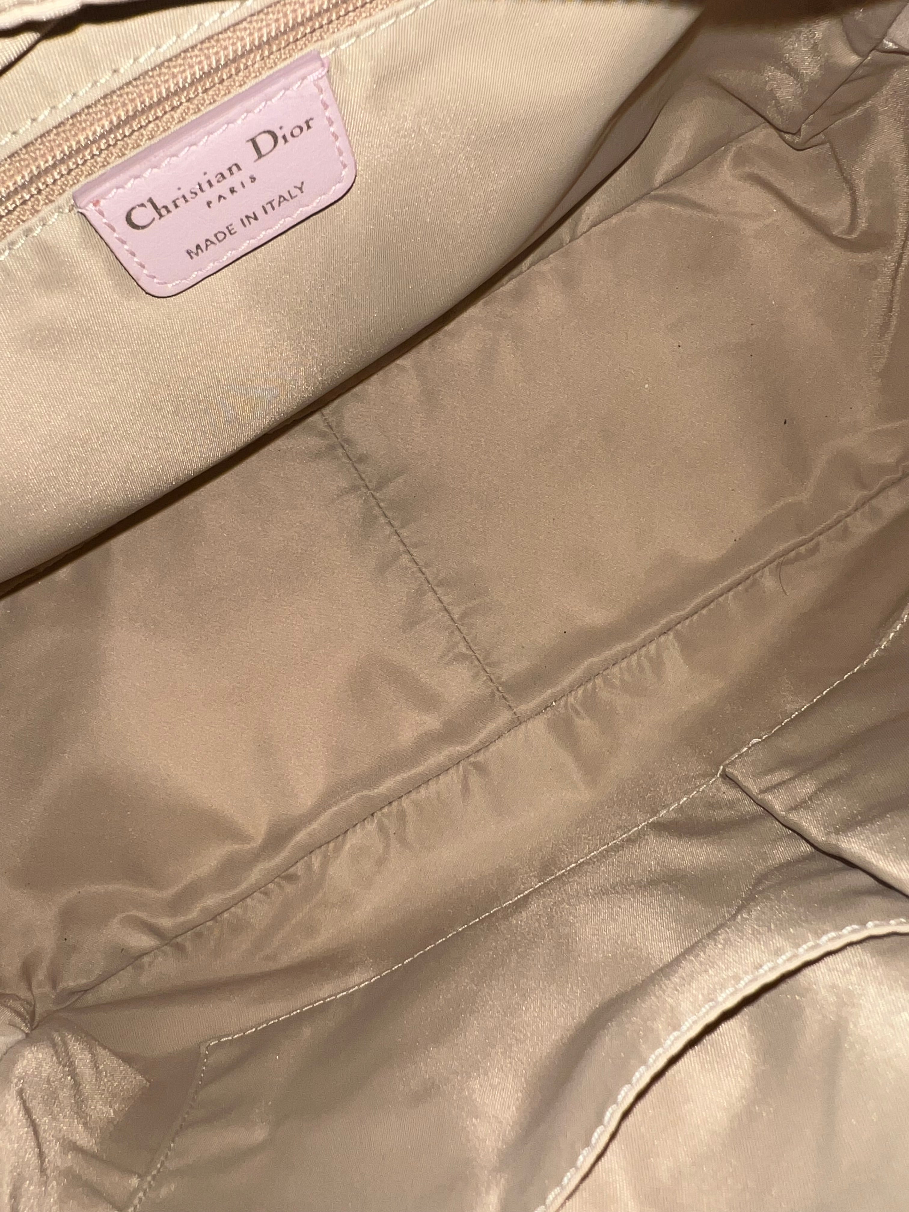 Dior Trotter Pink Lovely Logo Handbag