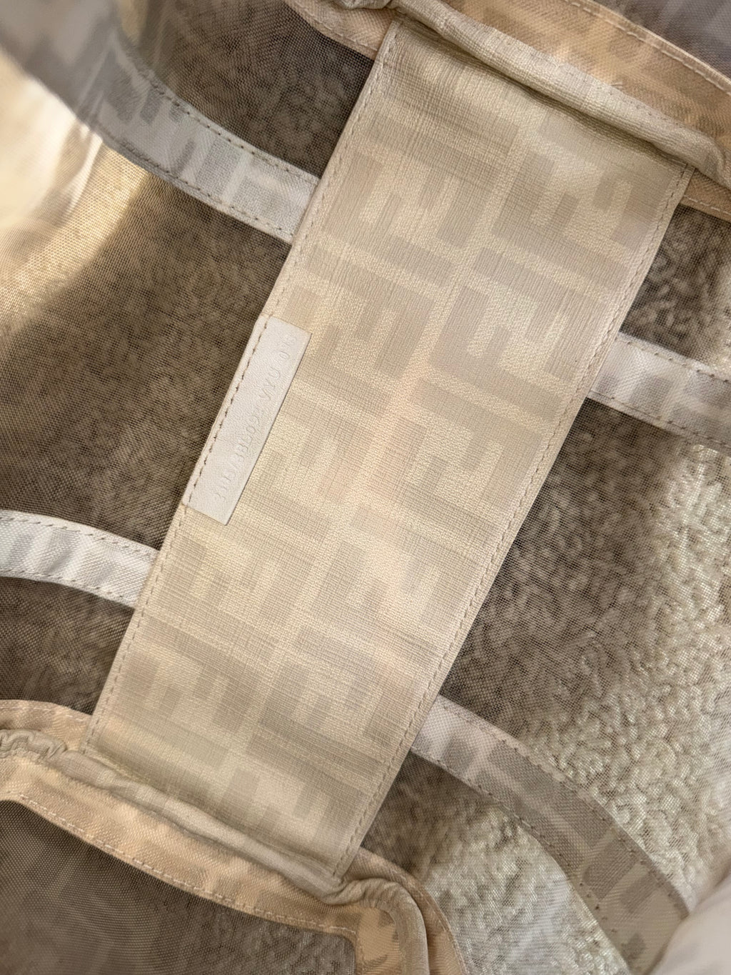 Fendi Mesh Mini Boston Bag