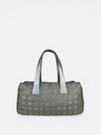 Chanel Silver Ligne Travel Shoulder Bag