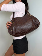 Gucci Signature Medium Abbey Shoulder Bag