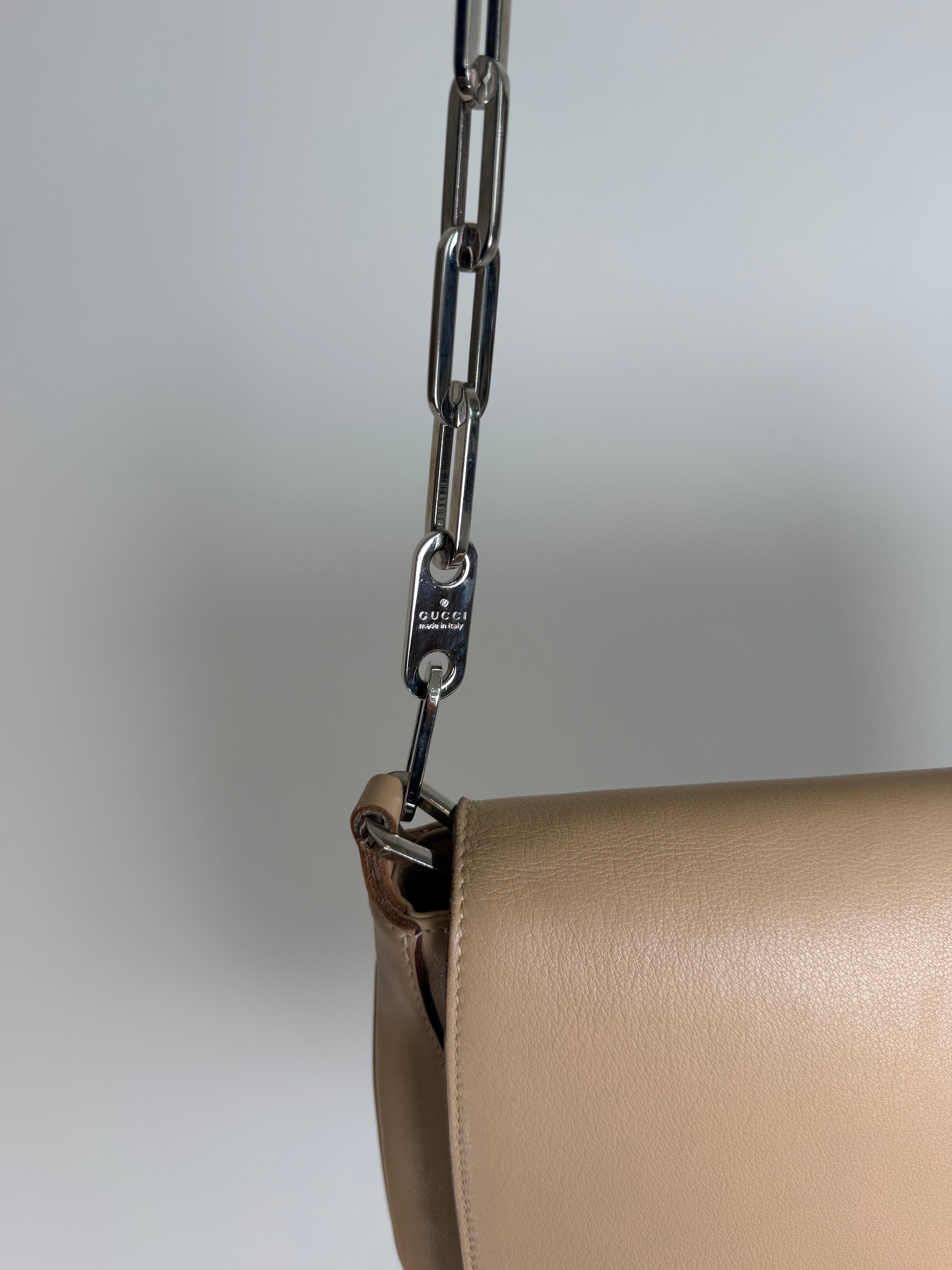 Gucci Chain Leather Jackie Bag