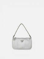 Prada Nylon Tessuto Pouch in White