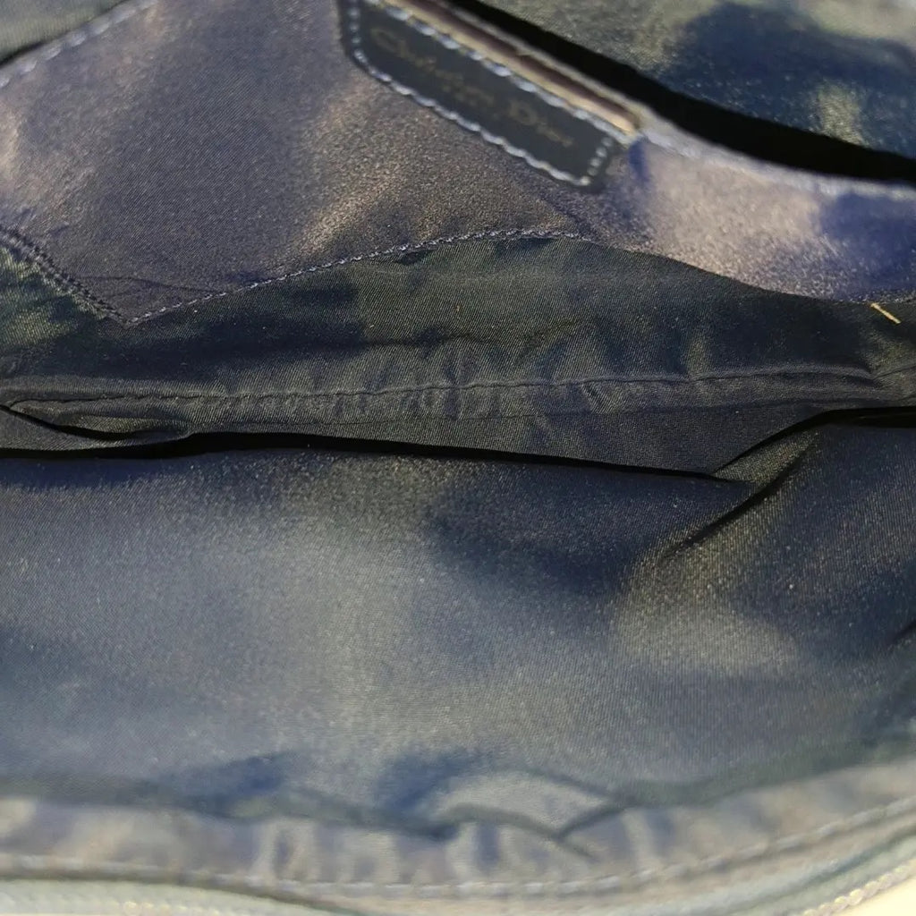 Christian Dior Navy Trotter Pochette Bag