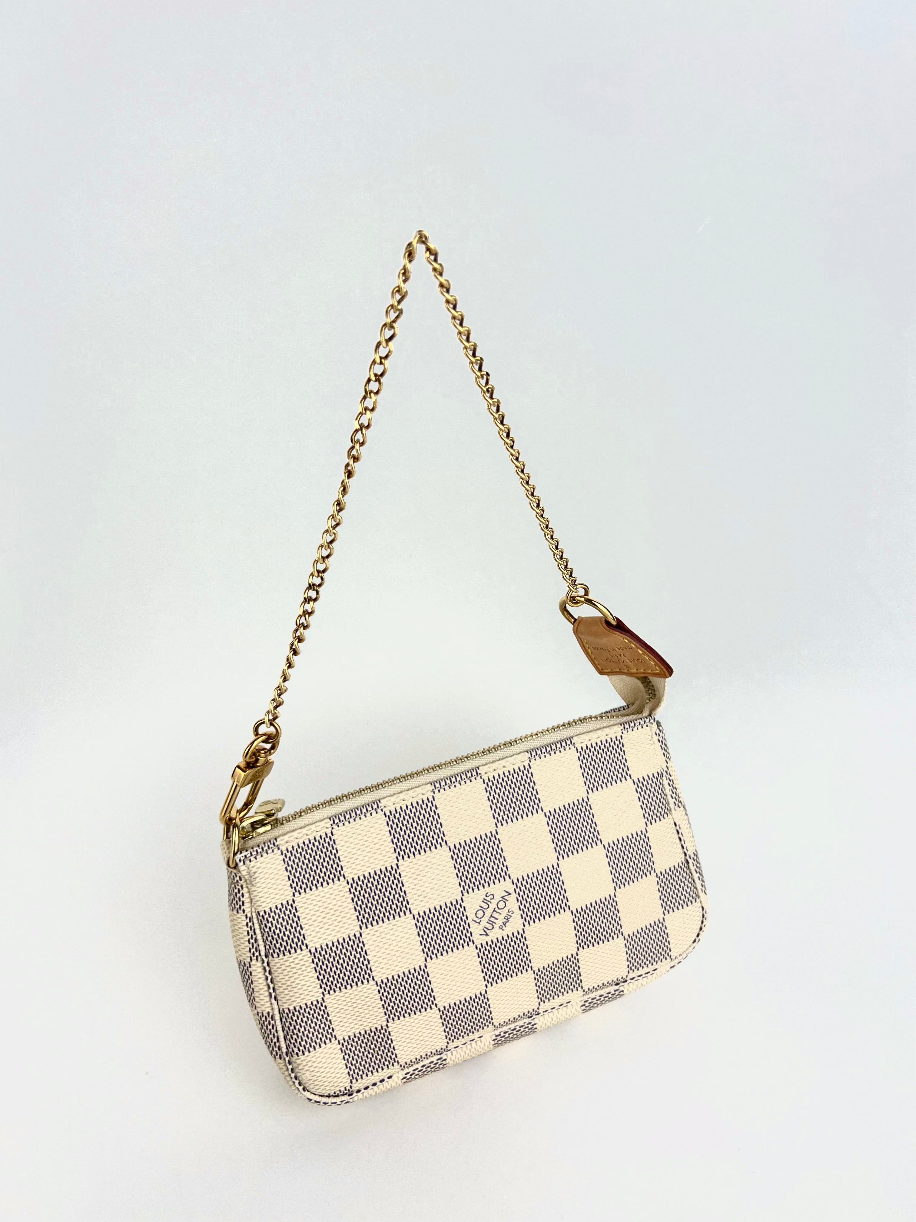 Louis Vuitton Pochette Accessoires Mini in Damier Ebene