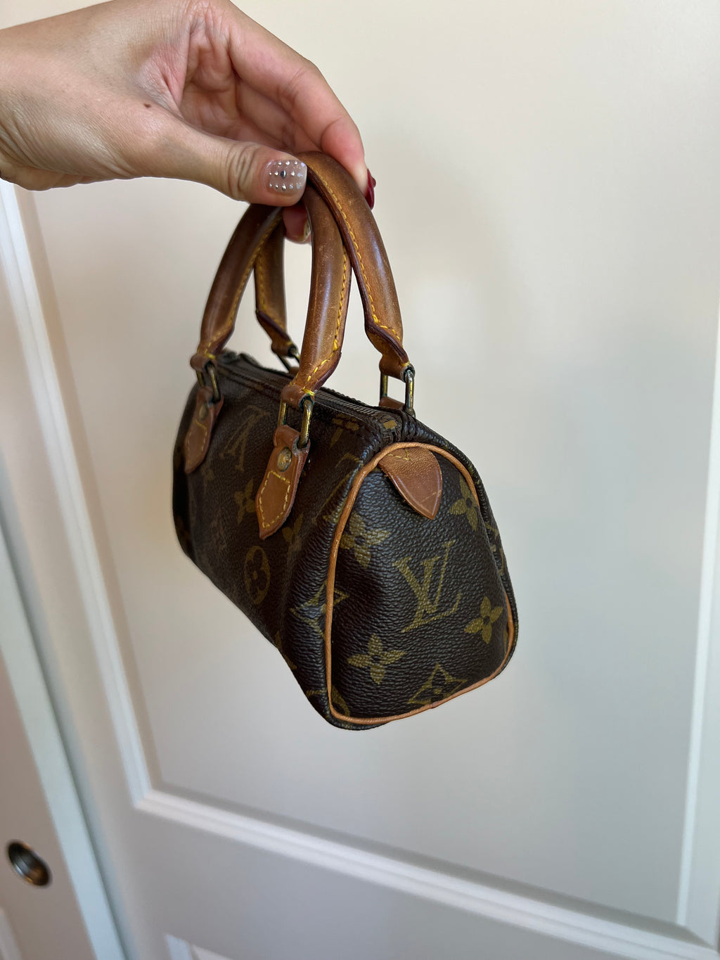 Louis Vuitton Mini Sac HL Speedy in Monogram