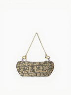 Fendi Zucca Metallic Limited Edition Charm Shoulder Bag
