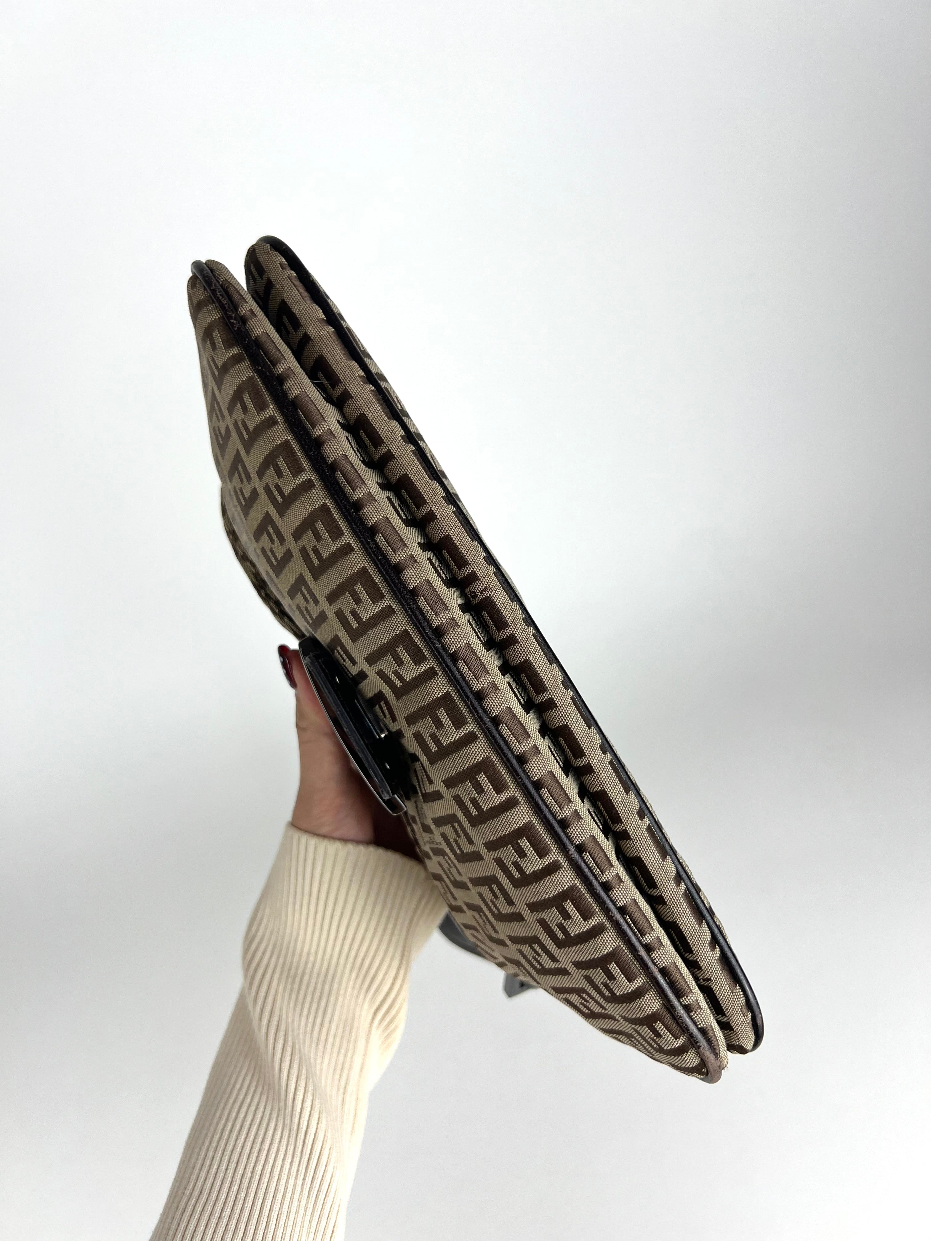 Fendi Zucchino Mamma Shoulder Bag