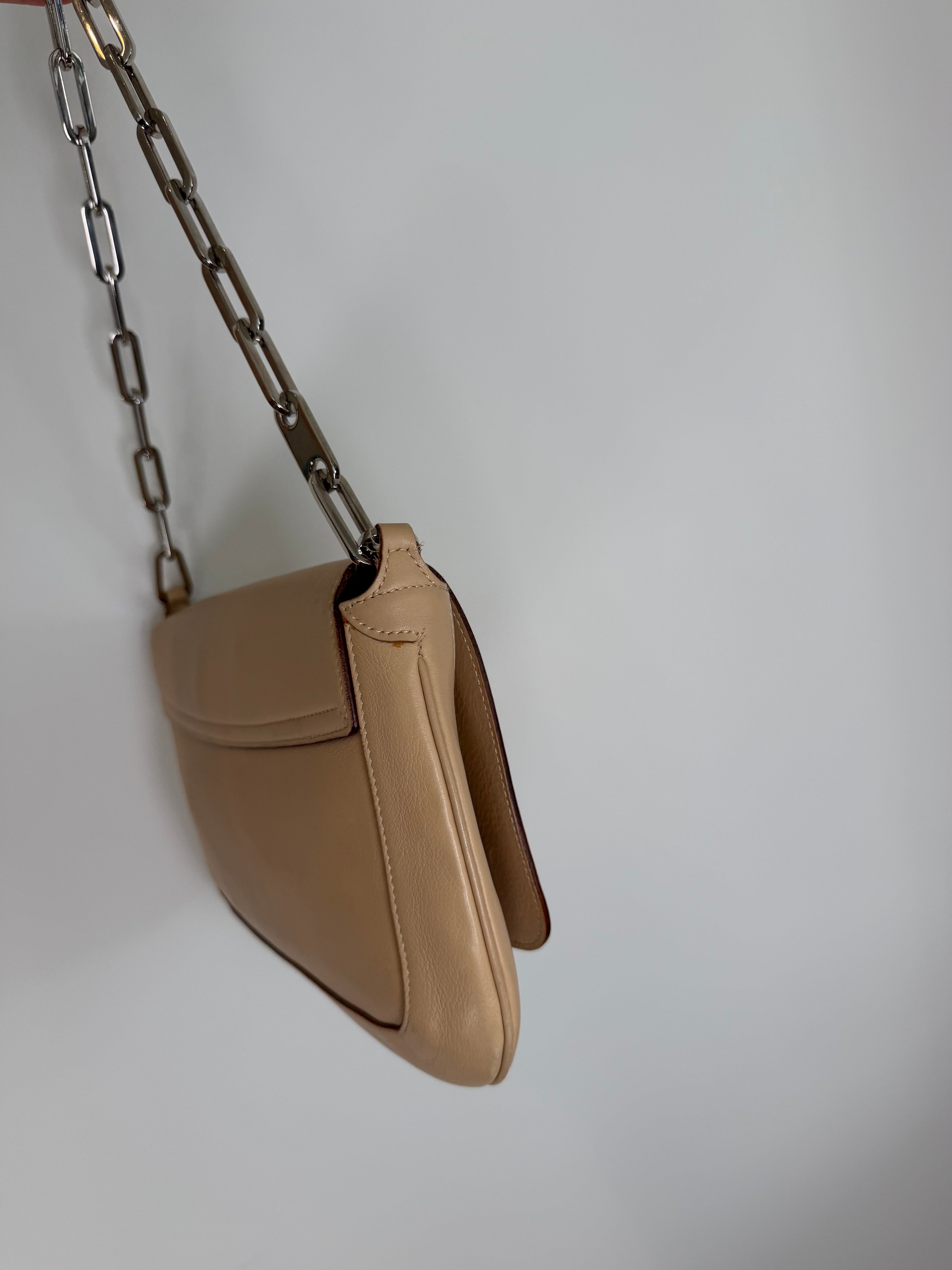Gucci Chain Leather Jackie Bag