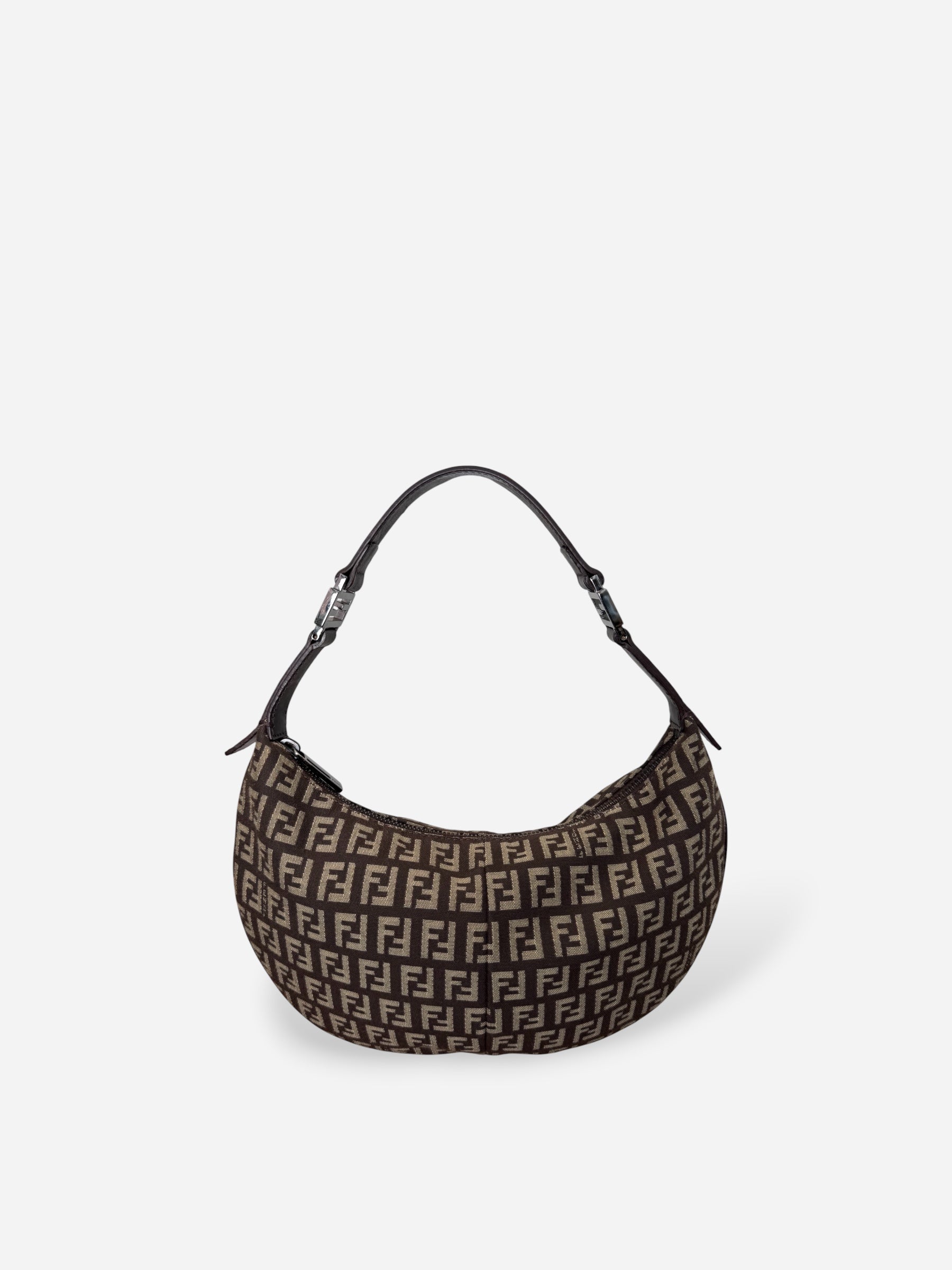 Fendi Zucca Mini Logo Croissant
