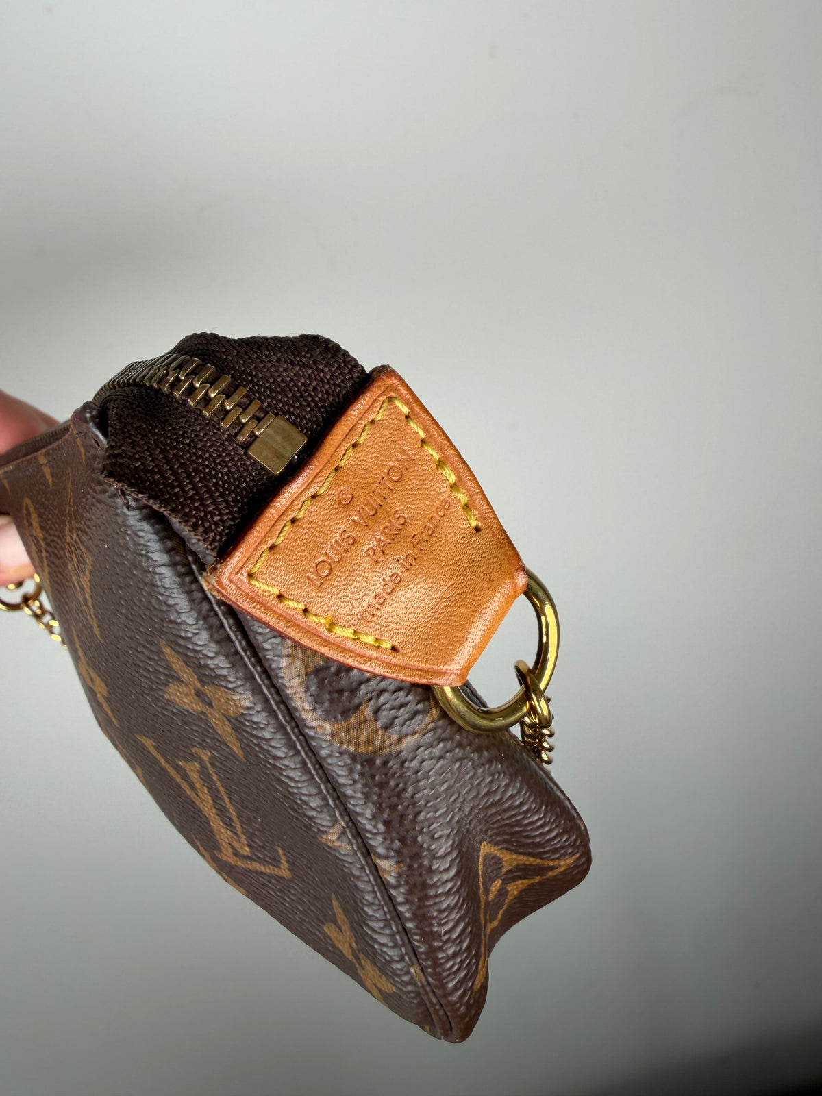 Louis Vuitton Pochette Accessoires Mini in Classic Monogram