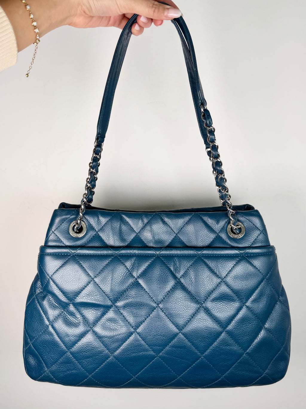 Chanel Quilted Timeless CC Shopping Tote