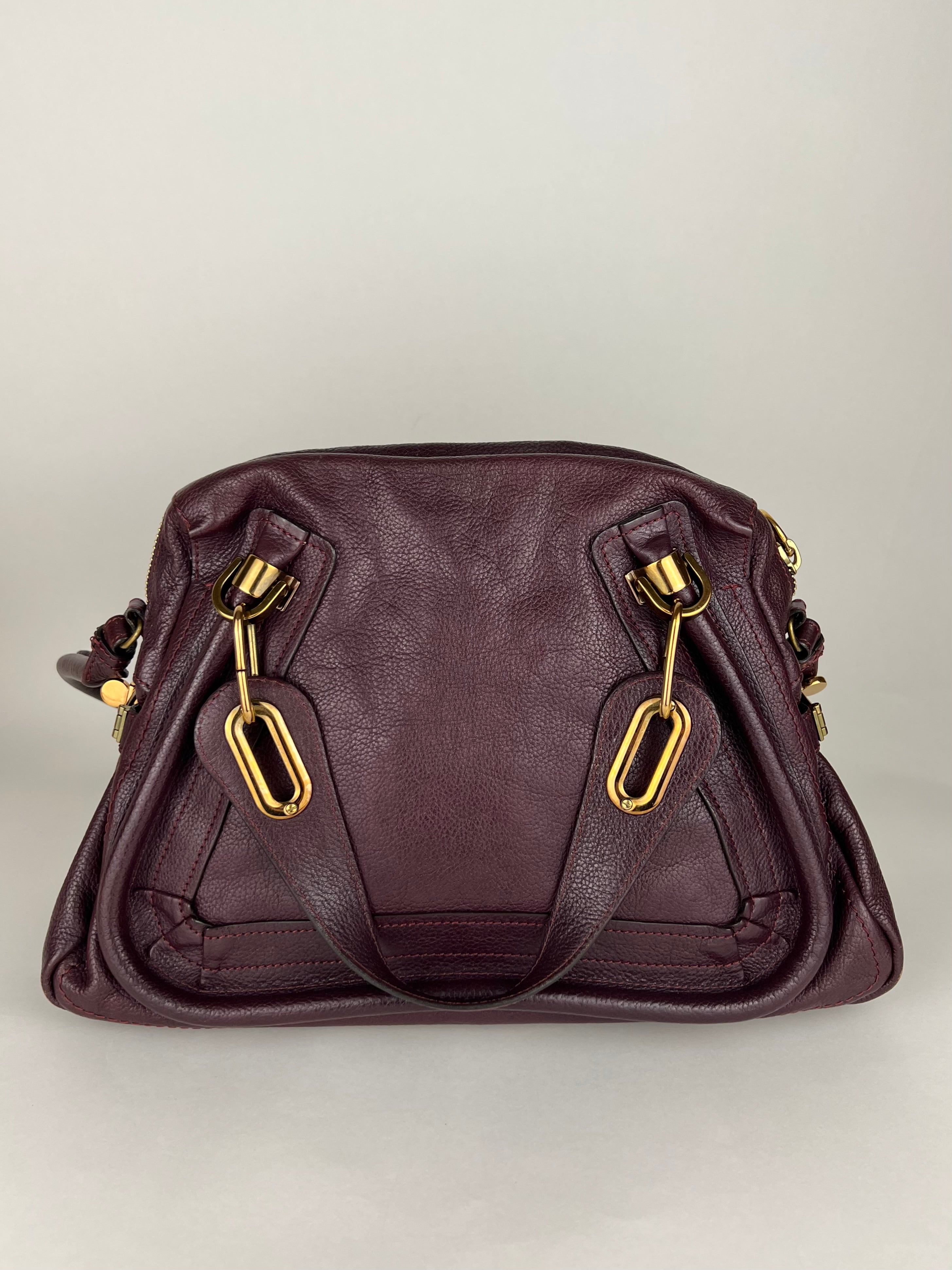 Chloe Paraty Maroon 2 Way in Medium
