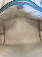Gucci Monogram Tote bag with Leather Trim