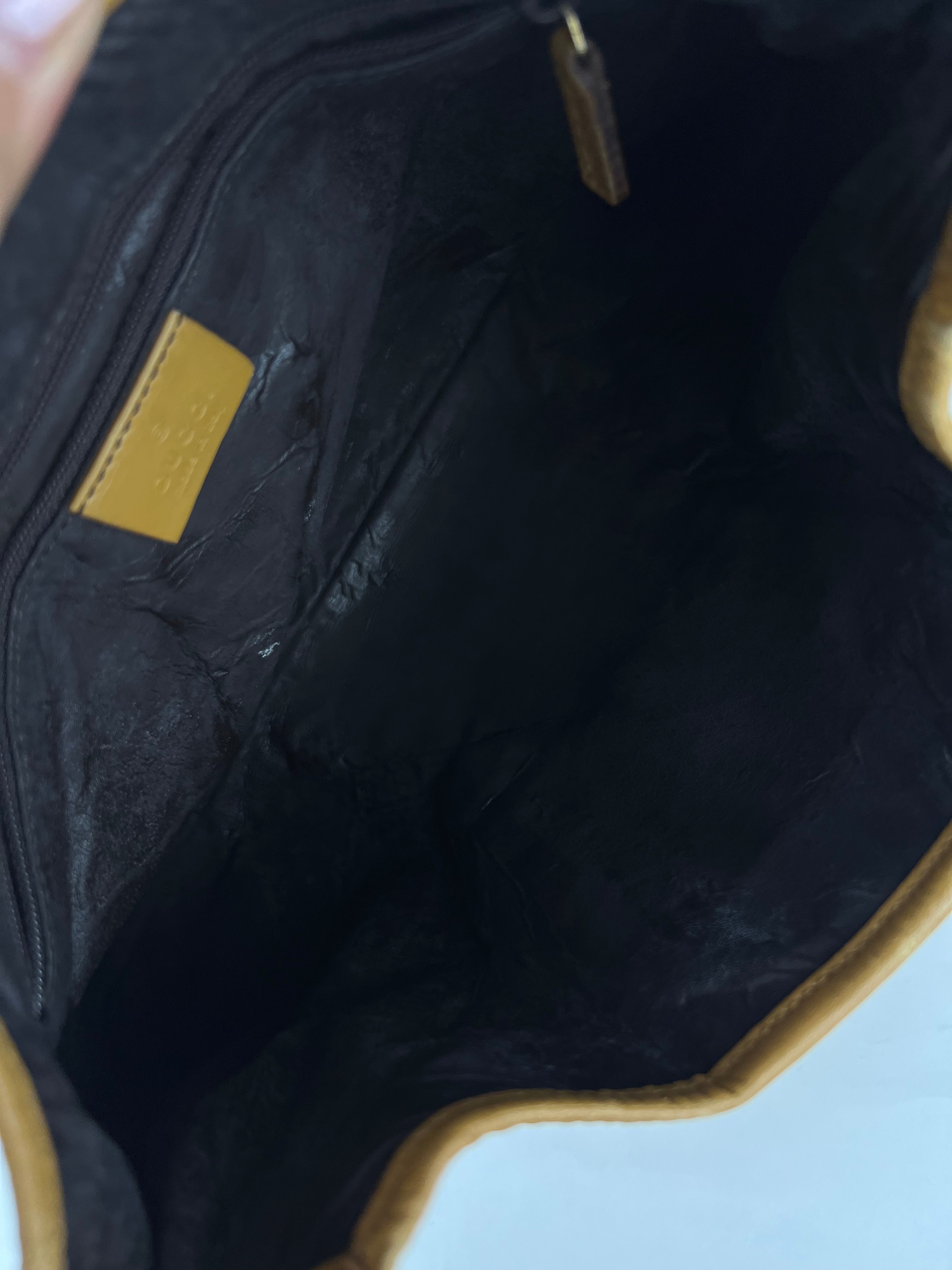 Gucci Jackie Monogram Stripe Shoulder Bag