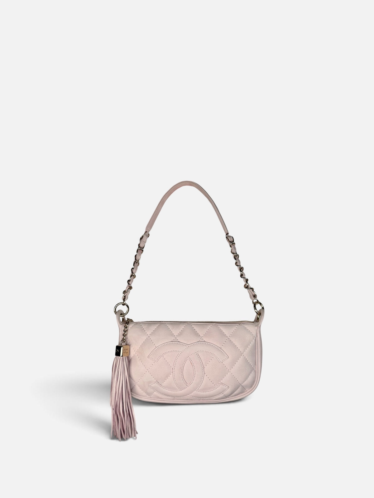 Chanel Quilted Timeless CC Tassel Shoulder Bag