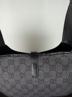 Gucci Small Denim Monogram Jackie Bag