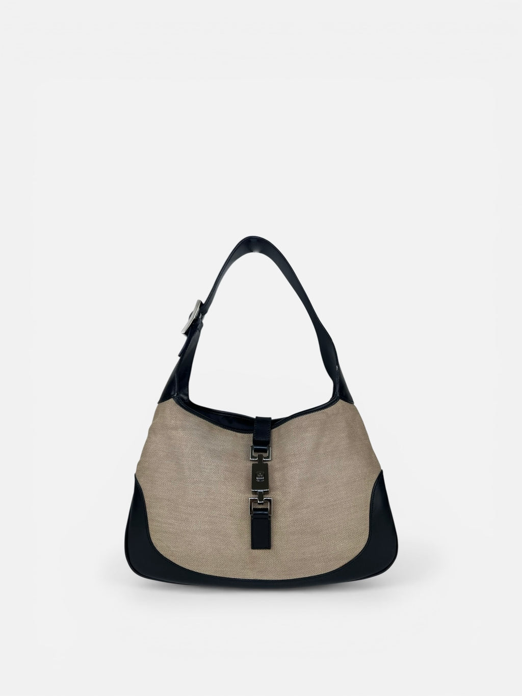 Gucci Jackie Canvas Shoulder Bag