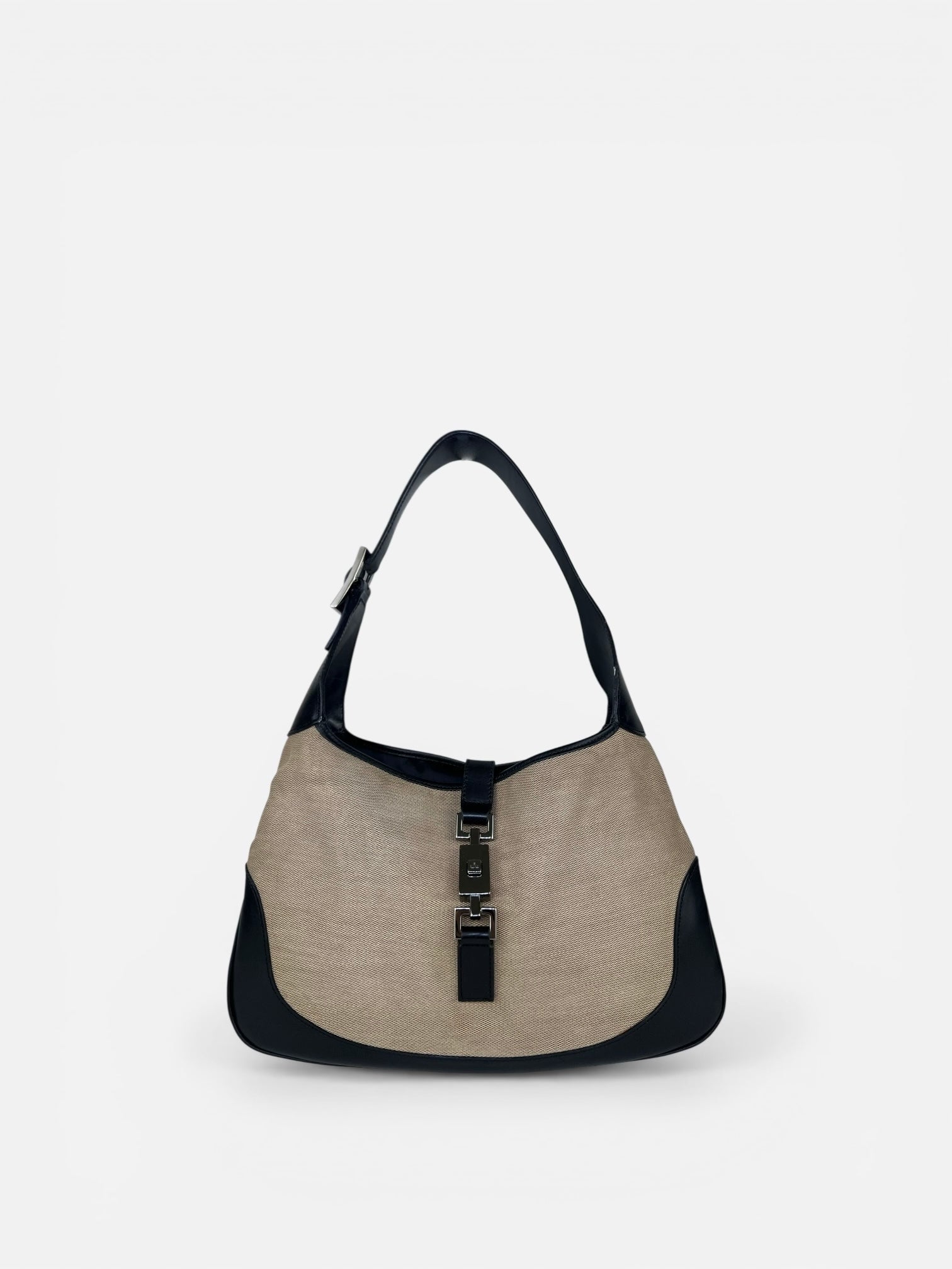 Gucci Jackie Canvas Shoulder Bag