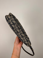 Christian Dior Trotter Monogram Saddle Pochette Bag