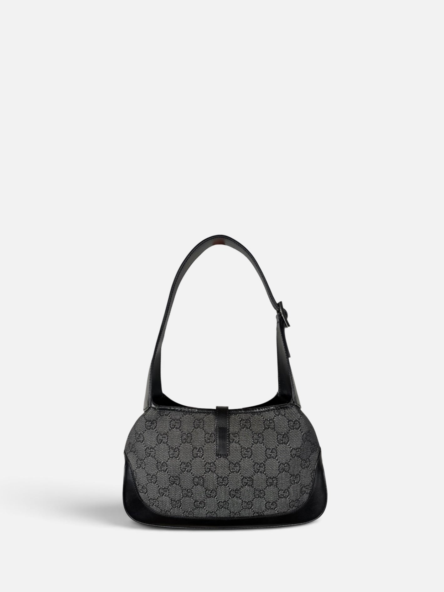 Gucci Small Denim Monogram Jackie Bag