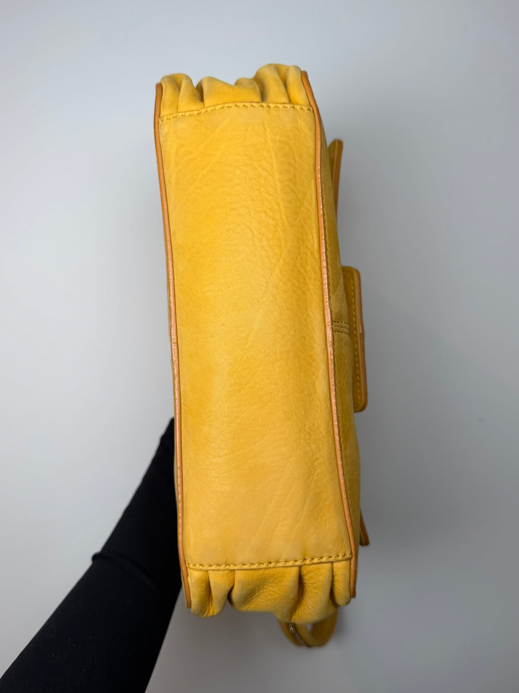 Fendi Nubuck Mamma Baguette Shoulder bag