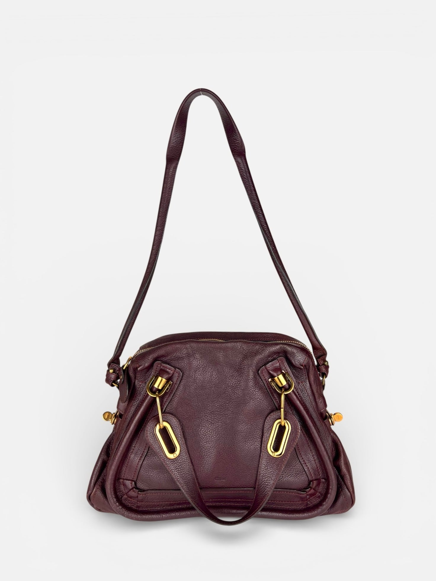 Chloe Paraty Maroon 2 Way in Medium