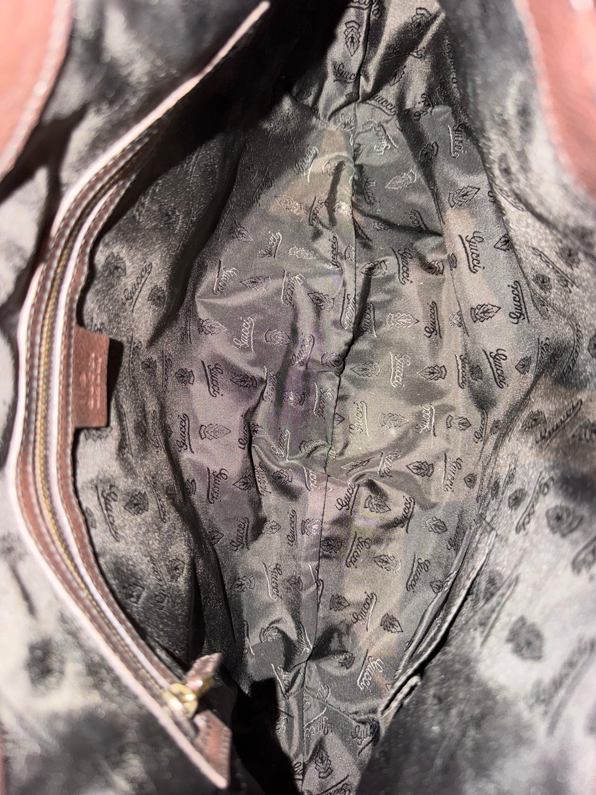 Gucci Babouska Fringe Suede Studded Indy Hobo Bag