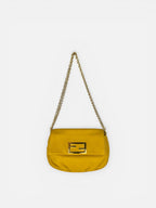 Fendi Fendista Leather Crossbody Chain Bag