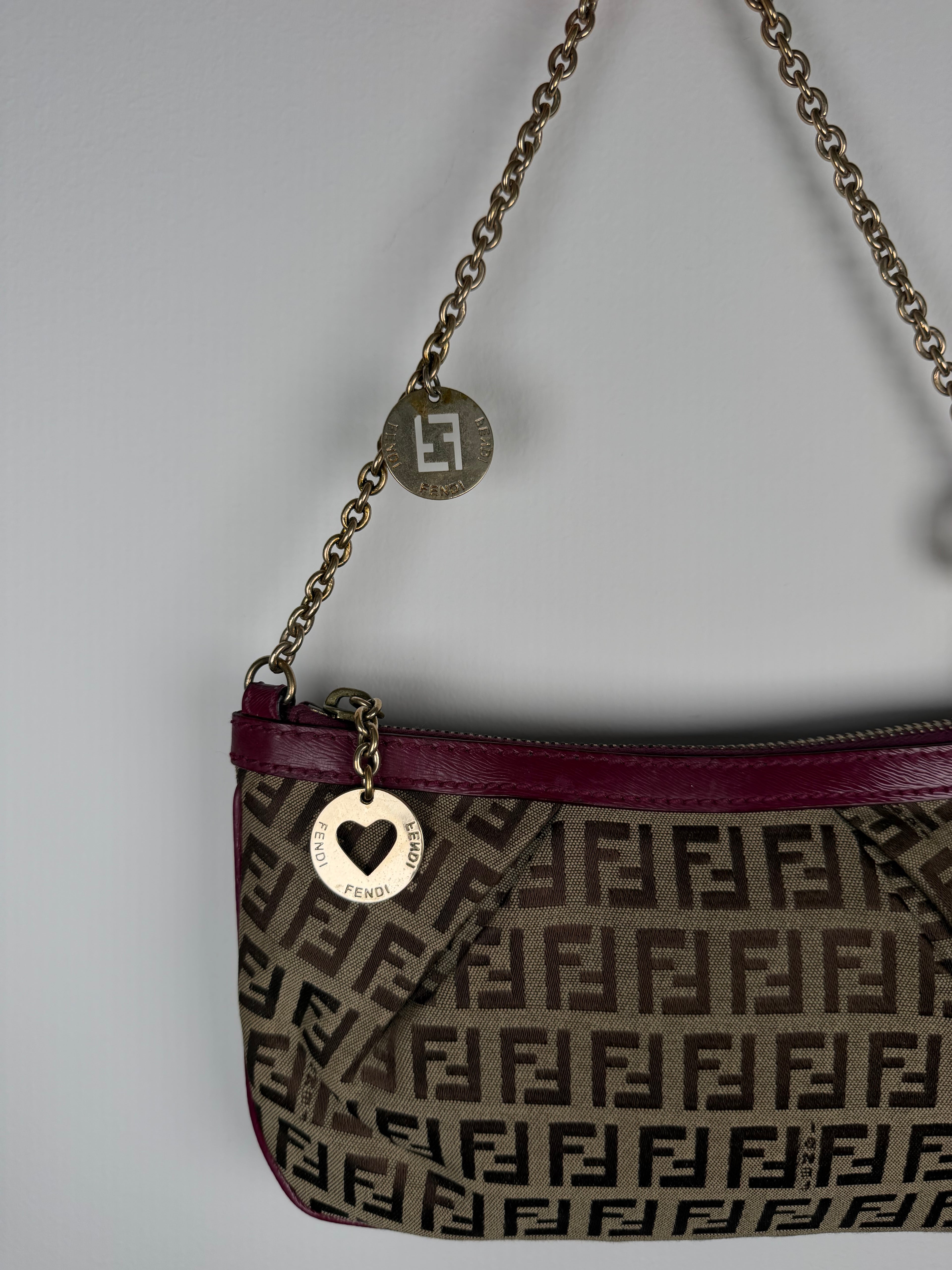 Fendi Zucchino Chain Forever Pochette