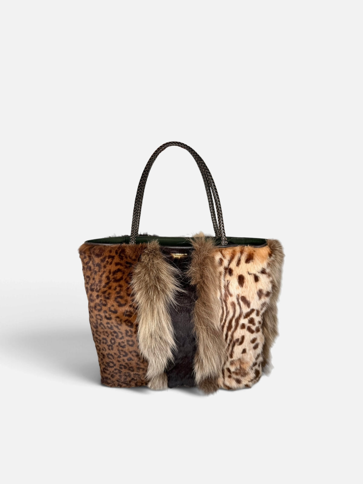 Christian Dior Fur Malice Tote Bag