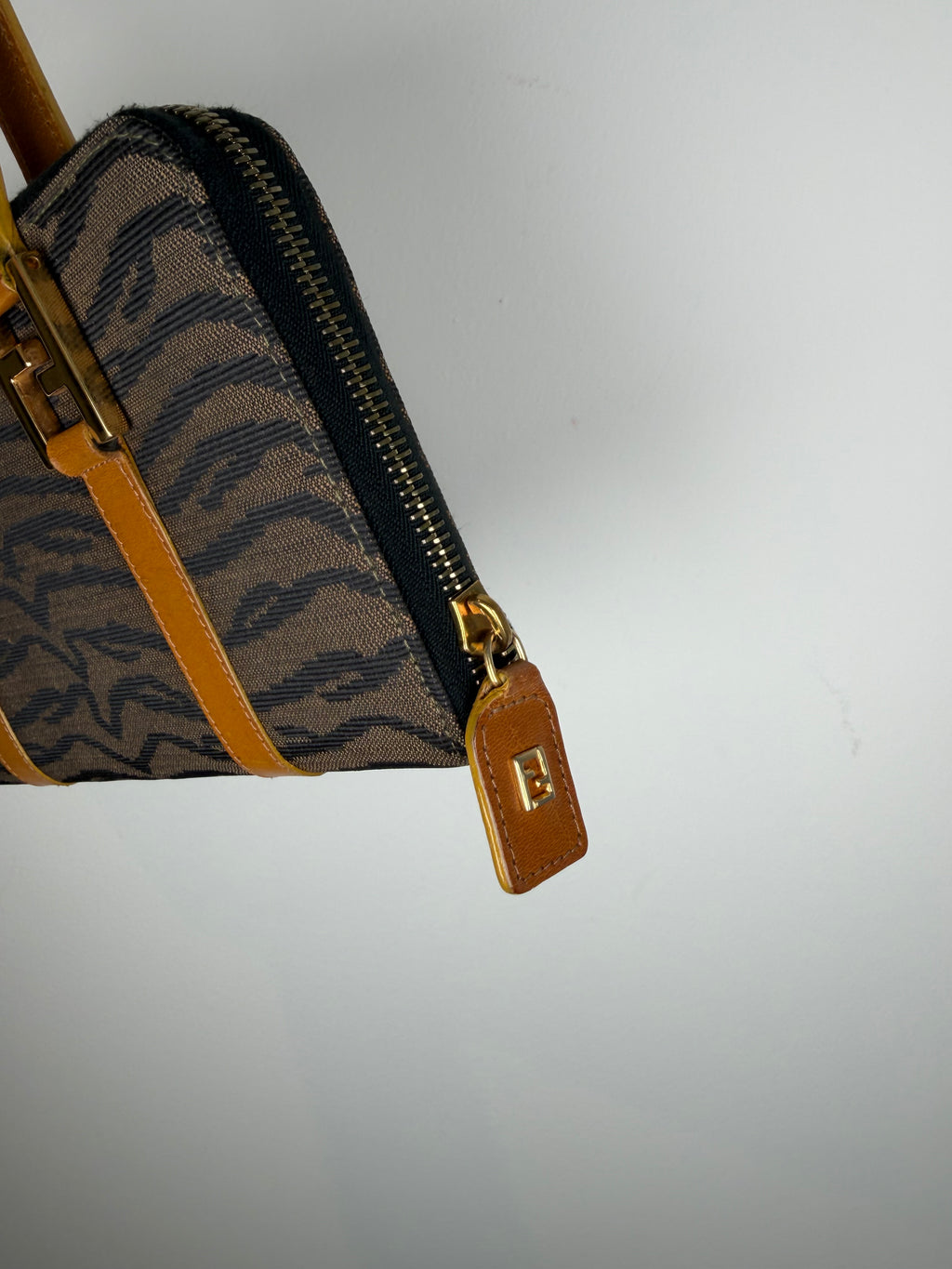 Fendi Tiger Print Wallet Clutch