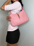 Gucci Piston Lock Pink Jackie Bag