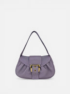 Celine Denim Macadam Canvas and Leather Shoulder Bag