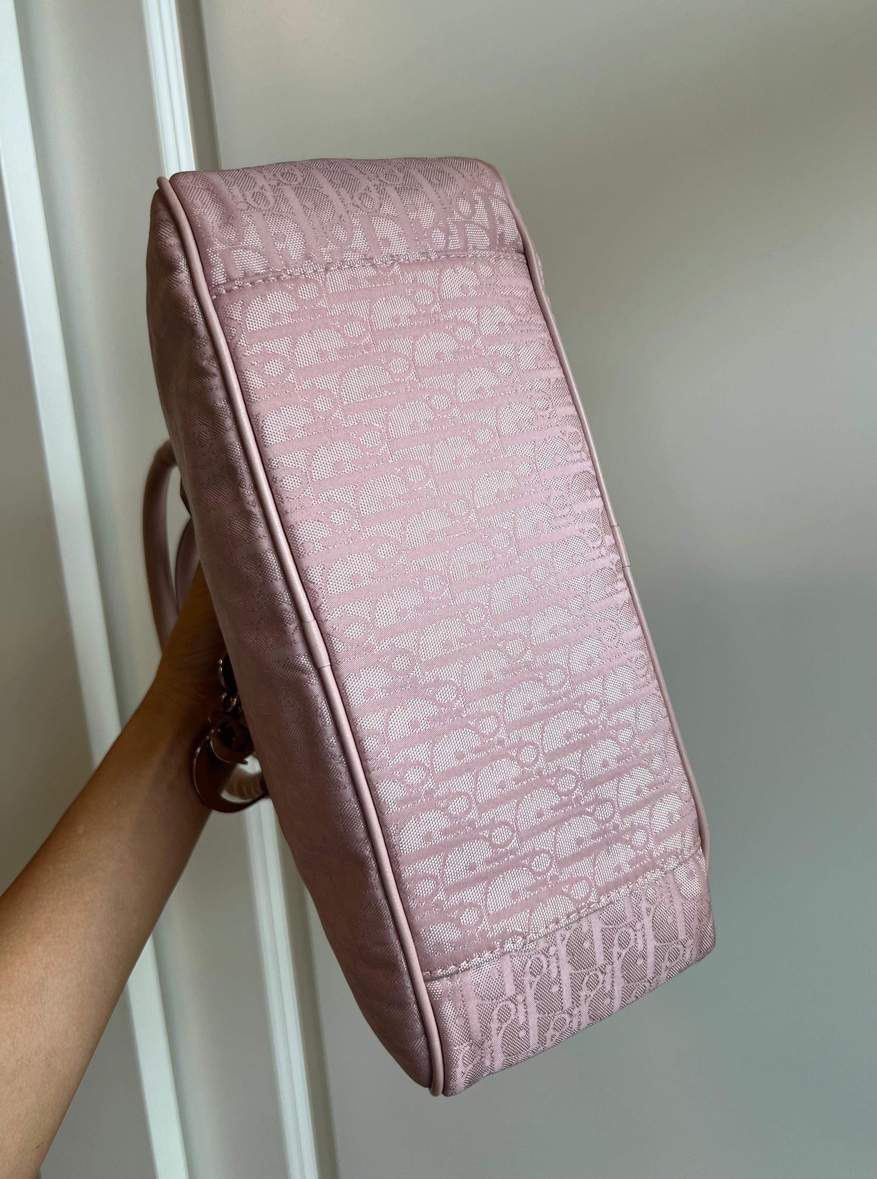 Dior Trotter Pink Lovely Logo Handbag