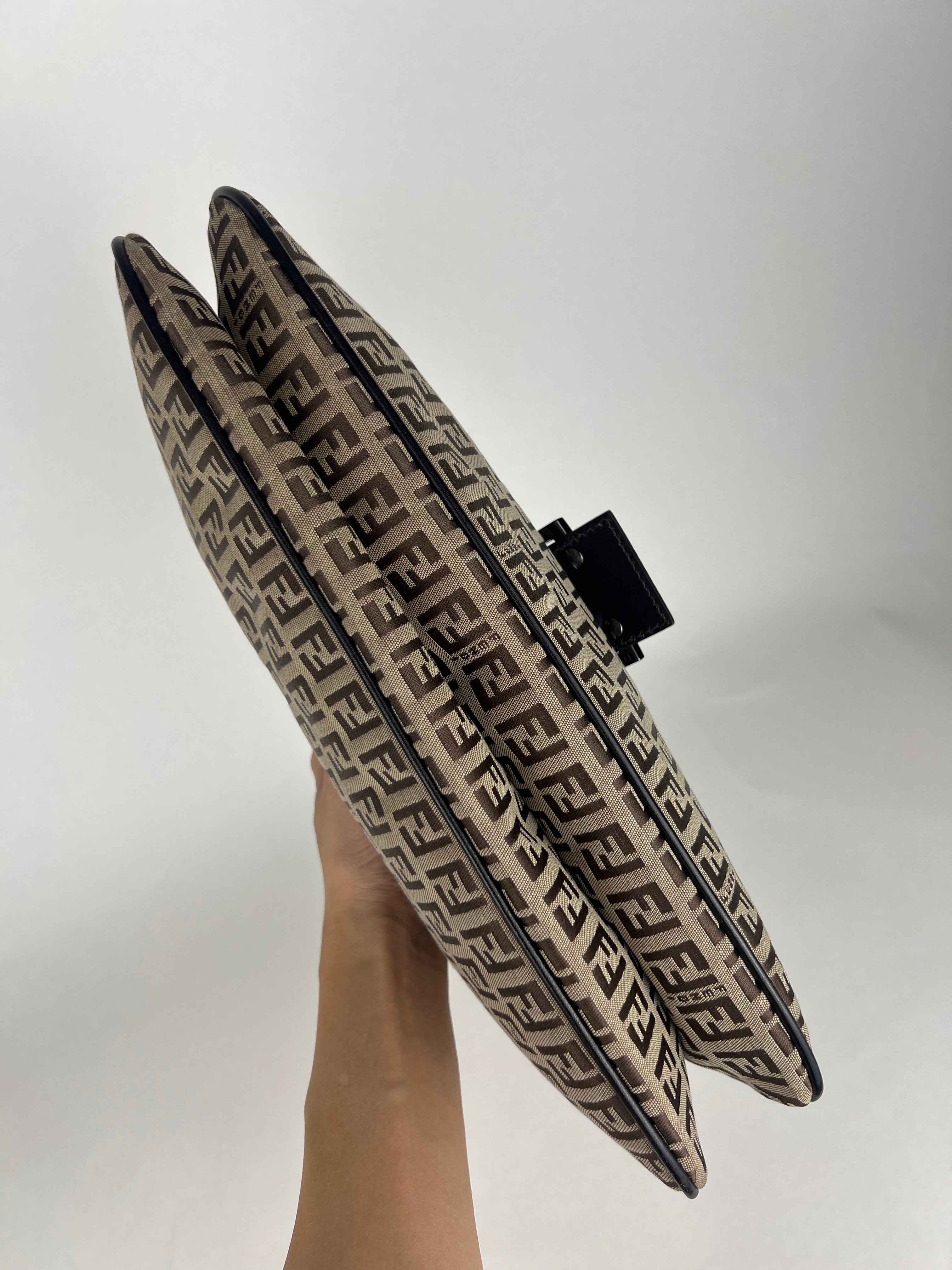 Fendi Zucchino Mamma Shoulder Bag