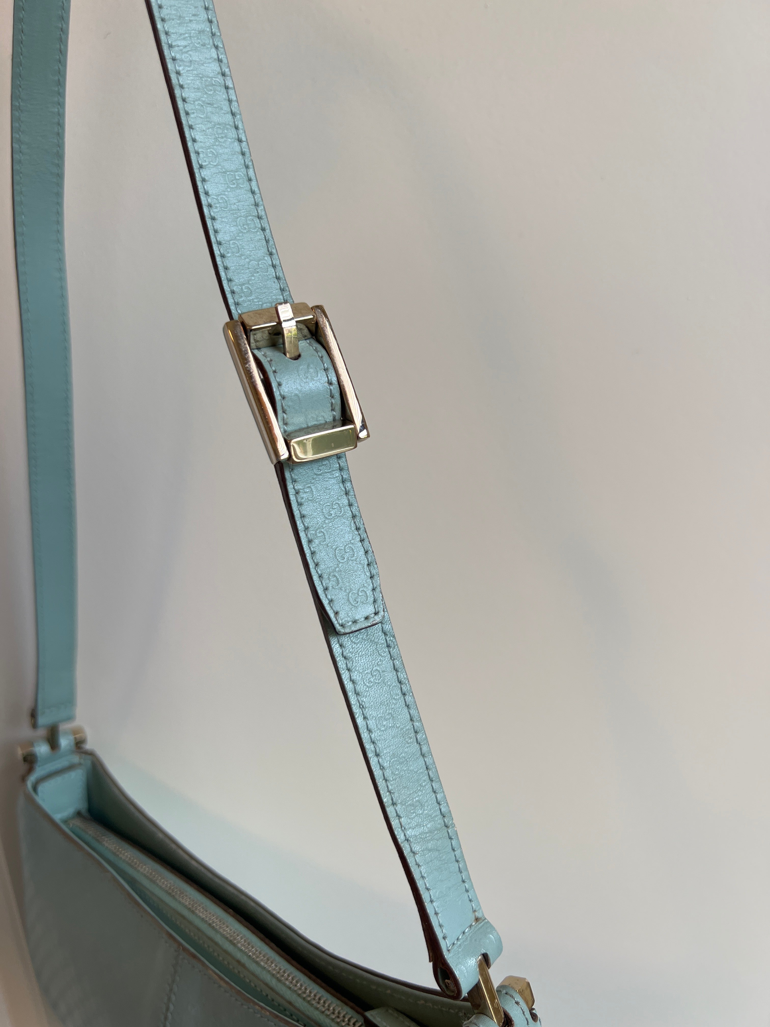 Gucci Micro GG Tiffany Blue Shoulder Bag